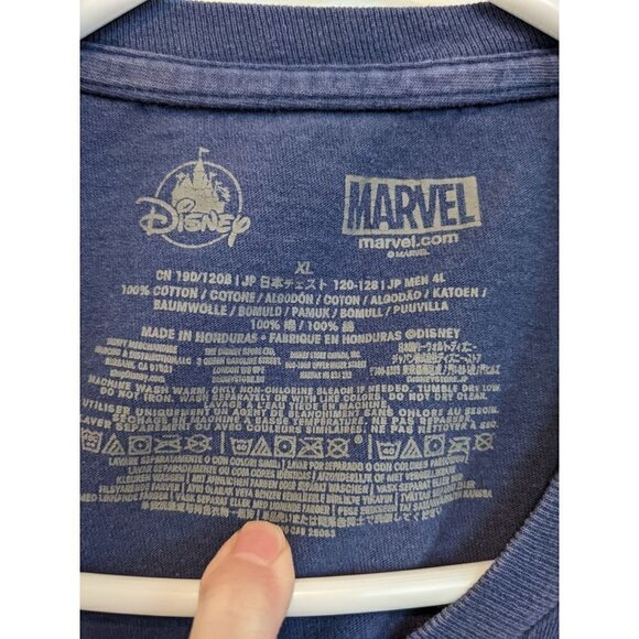 Marvel Blue Super Heroes Plus Sized Disney TShirt XL - Picture 4 of 4